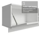 Ver imagem 6 de Rack Suspenso para Tv até 80 Polegadas 218 Cm 2 Portas Branco Vik Madesa