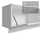 Ver imagem 6 de Rack Suspenso para Tv até 80 Polegadas 218 Cm 2 Portas Branco Vik Madesa