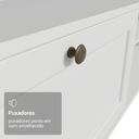 Ver imagem 7 de Rack Suspenso para Tv até 80 Polegadas 218 Cm 2 Portas Branco Vik Madesa
