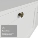 Ver imagem 7 de Rack Suspenso para Tv até 80 Polegadas 218 Cm 2 Portas Branco Vik Madesa