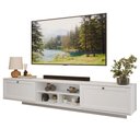 Ver imagem 2 de Rack Suspenso para Tv até 80 Polegadas 218 Cm 2 Portas Branco Vik Madesa