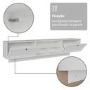 Ver mais imagens de Rack Suspenso para Tv até 80 Polegadas 218 Cm 2 Portas Branco Vik Madesa