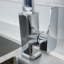 Ver imagem 3 de Torneira Cozinha Cromada com Misturador Monocomando Bancada