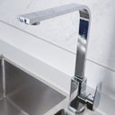 Ver imagem 4 de Torneira Cozinha Cromada com Misturador Monocomando Bancada