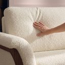Ver imagem 4 de Sofá Royal 2 Lugares 162cm Boucle Pes Madeira Tce 1010 Moll Tce 1010