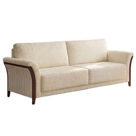 Sofá Royal 2 Lugares 162cm Boucle Pes Madeira Tce 1010 Moll Tce 1010