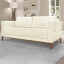 Ver imagem 2 de Sofa Balli 2 Lugares 170cm Pes Madeira Linho 221 Perola Ezz