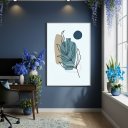 Ver imagem 1 de Quadro Decorativo Traço Vivo 70x50cm Mold Branca