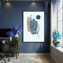 Ver imagem 2 de Quadro Decorativo Traço Vivo 70x50cm Mold Branca