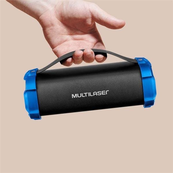 Caixa de Som 50W Bluetooth Bazooka Recarregável Tws sem Fio Aux USB Fm Sp350 - 5