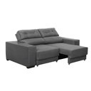Ver imagem 1 de Sofá Retratil e Reclinavel 3 Lugares Roma Suede