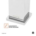 Ver imagem 7 de Torneira para Banheiro Misturador Monocomando Purangi Alta Pingoo.casa - Prata