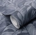 Ver imagem 3 de Papel de Parede Wiler Reno - Folhagem Tropical Azul Petróleo
