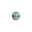 Ver imagem 1 de Esfera de Cerâmica Decorativa M para Centro de Mesa Azul e Palha Marrakesh