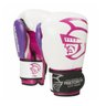 Luva de Boxe/Muay Thai Pretorian Elite - Branco / Rosa - 1