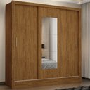 Ver imagem 1 de Guarda-roupa Fortaleza sem Gavetas com Espelho Carioca Móveis