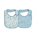 Ver imagem 1 de Kit com 2 Babadores Bebê Menina Serena Azul - Hug