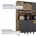 Ver imagem 5 de Armário de Cozinha 5 Portas 1 Gaveta Canastra Valdemóveis
