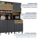 Ver imagem 4 de Armário de Cozinha 5 Portas 1 Gaveta Canastra Valdemóveis