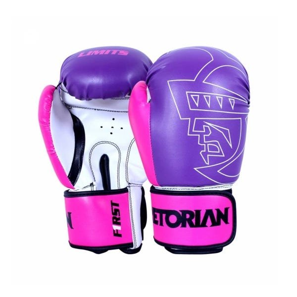 Luva de Boxe/Muay Thai Pretorian First - Roxo / Rosa | MadeiraMadeira