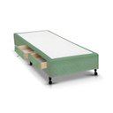 Ver imagem 1 de Cama Box Base c/Gavetas Solteiro Poli Tecido Green (88x27-c/2 Gavs) - Castor