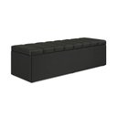 Ver imagem 3 de Calçadeira Baú Navi 160 para Cama Queen N-022 Veludo Chumbo Aradecor