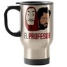Caneca térmica para carro la casa de papel professor II Inox - 1