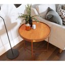 Ver imagem 3 de Mesa Aqua Lateral Grande - Nature/Cobre imcal