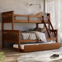 Ver imagem 1 de Treliche com Cama de Casal Solteiro em Madeira Woodstore e Aux Solteiro