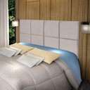 Ver imagem 1 de Painel Estofado Cama Docelar Casal 160 cm Bege Bege