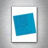 Quadro decorativo A4 Greys Anatomy Post It - 2