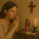 Ver imagem 2 de Imagem Nossa Senhora de Guadalupe Resina 20 Cm