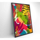 Ver mais imagens de Quadro Pintura Aquarela Tropical 4 60x40 Cm Tecido Canvas