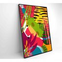 Ver imagem 6 de Quadro Pintura Aquarela Tropical 4 60x40 Cm Tecido Canvas