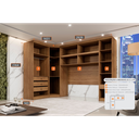 Ver imagem 4 de Guarda Roupa Modulado Casal Safira 008 em Mdf com 8 Portas e 4 Gavetas