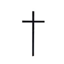 Ver imagem 1 de Cruz de Cristo em Ferro 40cm Cruz de Oxalá Cor Preto