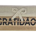 Ver imagem 4 de Kit 3 Cestos Organizadores Multiuso Madeira Forrado Tecido Cesta Decorativa Porta Trecos Natural