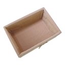 Ver imagem 7 de Kit 3 Cestos Organizadores Multiuso Madeira Forrado Tecido Cesta Decorativa Porta Trecos Natural