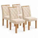 Ver imagem 2 de Conjunto 4 Cadeiras para Sala de Jantar Arthus