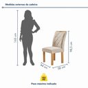 Ver imagem 3 de Conjunto 4 Cadeiras para Sala de Jantar Arthus