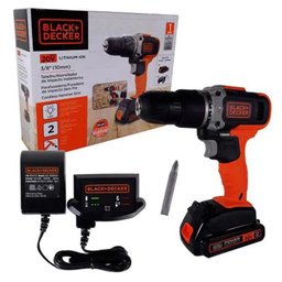 Parafusadeira/furadeira de Impacto À Bateria 20v Black Decker Bcd704c1 - Bivolt - 1