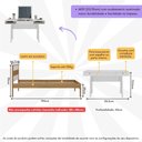 Ver imagem 3 de Cama de Solteiro para Colchão 88 X 188 Cm com Penteadeira 131,5cm Multimóveis Cr35247