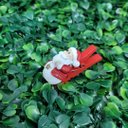 Ver imagem 2 de Kit Prendedores Natal Madeira e Resina Papai Noel Presilha 5cm 8 Peças - Magizi