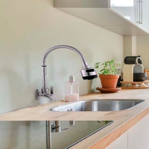 Torneira de Cozinha Parede Giratória Multifuncional 360 Graus Envio Rápido