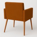 Ver imagem 6 de Kit 2 Cadeiras para Mesa de Jantar Estofada Cozinha Decor Resistente Confortável