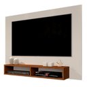 Ver imagem 2 de Painel Suspenso Home Tv até 47 Polegadas 2 Nichos Ipanema:off White/freijó