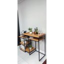 Ver imagem 4 de Aparador Cervejeira Adega Ferro Estilo Industrial com Apoio Café Mdf