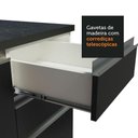 Ver imagem 6 de Balcão 100% Mdf 60 Cm 1 Porta Branco/preto
