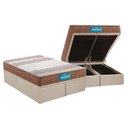 Ver imagem 1 de Cama Box Baú Queen: Colchão Anatômico Probel D33 / EP Guarda Costas PróIntense Plus Double Face