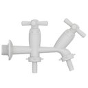 Ver imagem 3 de Torneira Pvc para Tanque-maquina Cross Branca 1-2" - Tigre